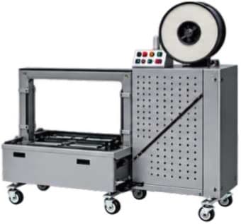 Strapping machine low platform